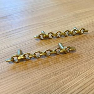 Anthropologie Gold Chain Drawer Pulls
